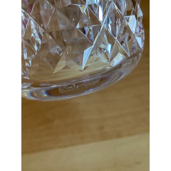 Set of 8 Vintage Waterford Alana Flat Tumblers 12 oz 4.5" H 1970s/80s Gothic Fon - Picture 11 of 13